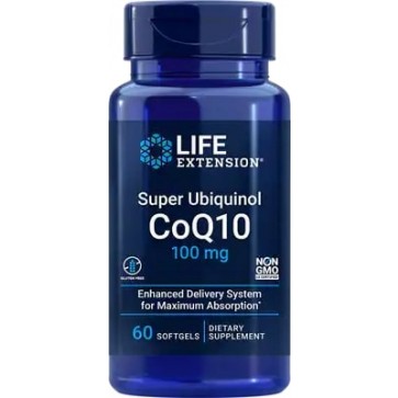 Super Ubiquinol Coq10 100mg 60s LIFE Extension
