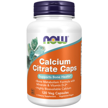 Calcium Citrate Caps, 120 Veg Capsules