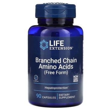 Branched Chain Amino Acids 90 capsules LIFE Extension