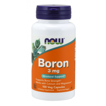 Boron 3mg 100 vcaps Now Foods