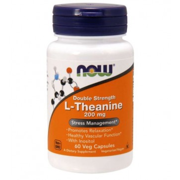L Theanine 200mg 60s Now Foods