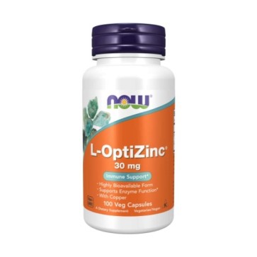 L Optizinc 30mg 100caps Now Foods