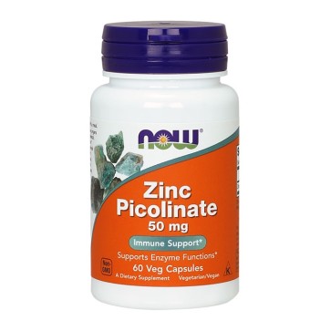Zinc Picolinate 50mg 60 vcaps NOW Foods