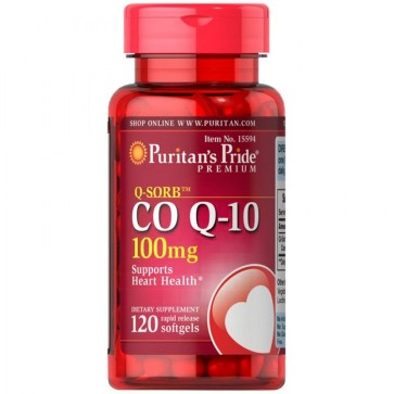 CoQ-10 100mg 120 Softgels Puritan