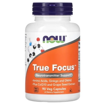 True Focus 90veg caps NOW foods