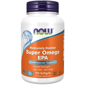 Super Omega EPA 1200mg 360/240  120 SGELS Now foods