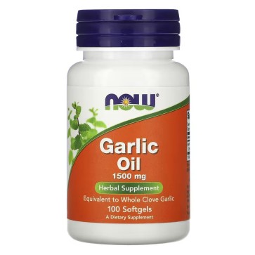 GARLIC OIL 1500mg 100 SGELS Now