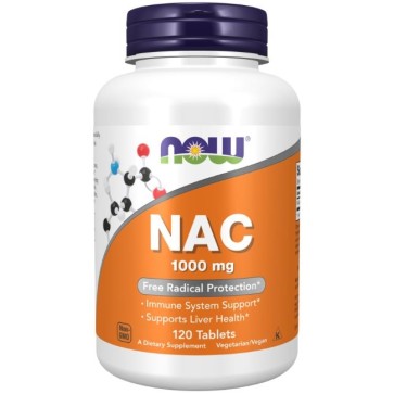 NAC 1000 mg 120 Tablets Now