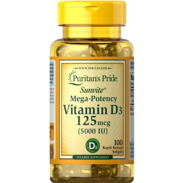 Vitamina D3 5.000 IU 100s PURITAN