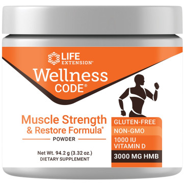 Wellness Code, Muscle Strength & Restore Formula Powder, 3.32 oz (94.2 g)