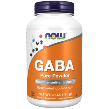 GABA, Pure Powder, 6 oz (170 g) Now foods