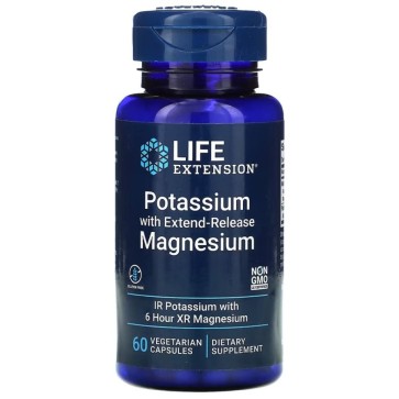 Potassium with Extend-Release Magnesium 60caps Life Extension