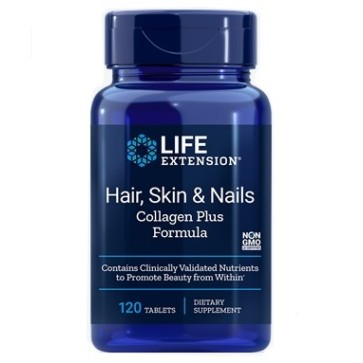 Hair Skin Nails 120 tabs Life Extension