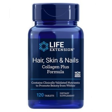 Hair Skin Nails 120 tabs Life Extension