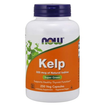 Kelp 325 mcg 250Veg Capsules Now foods