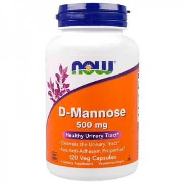 D mannose 500mg 120cp Now Foods