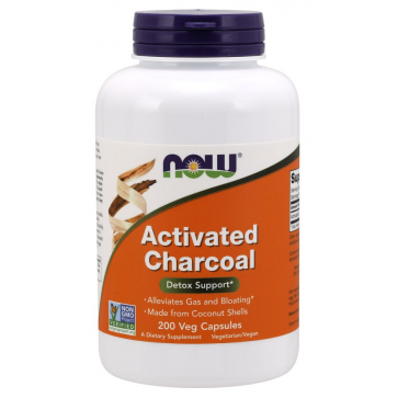 Activated Charcoal 200 vcaps Now Foods
