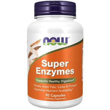 Super Enzymes 90 Capsules Now foods
