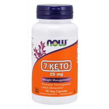 7 Keto 25mg 90 vcaps Now Foods