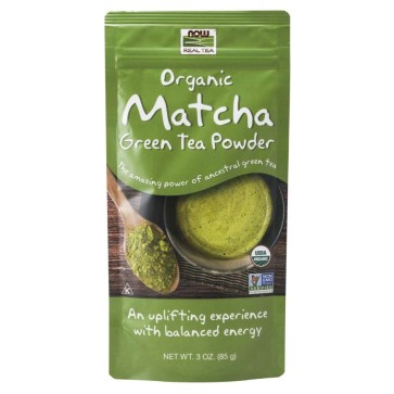 Matcha Green Tea Powder, Organic 3oz Now foods