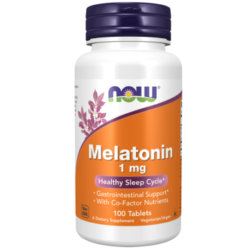 Melatonin, 1 mg, 100 Tablets Now foods