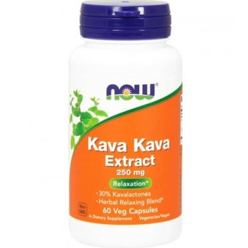 Kava Kava Extract 250mg 60vacps Now Foods