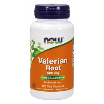 Valerian Root 500 mg 100 Veg Capsules Now foods