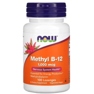 Methyl b-12 1000mcg 100 lozenges NOW Foods