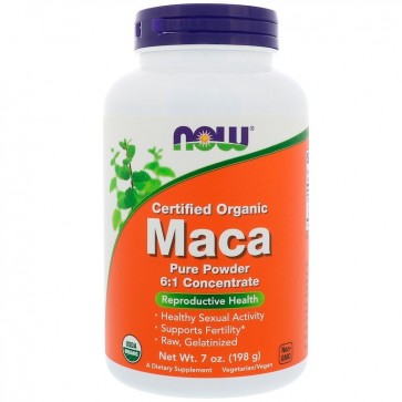 Maca Pure Powder 6:1 Concentrada Now Foods