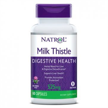 Milk Thistle Digestive Health, 525 mg, Capsules, 60ct Natrol