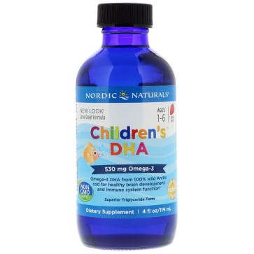 Children DHA Liquido 4oz Nordic naturals