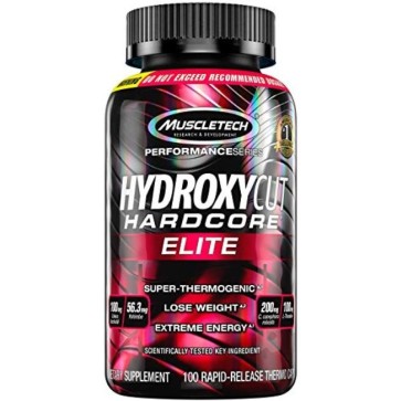 HydroxyCut Hardcore Elite 100ct Muscle-tech