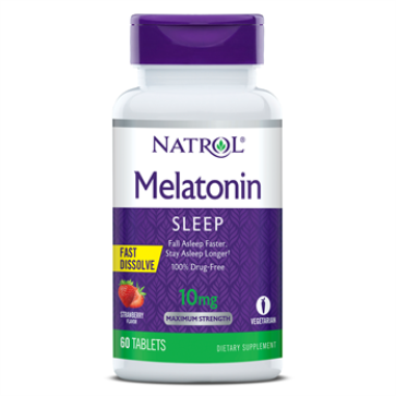 Melatonin 10mg. Fast Dissolve 60 Tabs Natrol