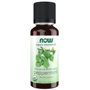 ORGANIC PEPPERMINT OIL 1oz NOW Foods