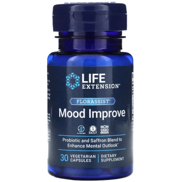 FLORASSIST Mood Improve, 30 Vegetarian Capsules Life Extension