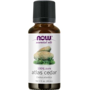 ATLAS CEDAR OIL  PURE  1 OZ NOW Foods