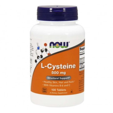 L-Cysteine 500mg 100 tbs Now Foods