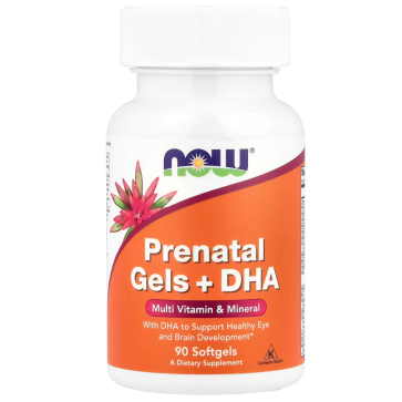 PRE-NATAL MULTI WITH DHA 90 SOFTGELS  Now foods