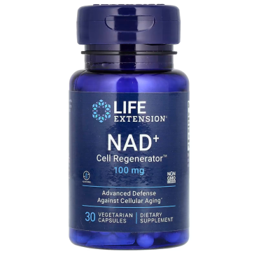 NAD+ Cell Regenerator 100 mg, 30 vegetarian capsules Life Extension