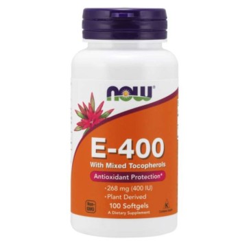 E-400 100 softgels Now Foods