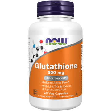 GLUTATHIONE 500mg 60 VCAPS Now foods