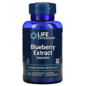 Blueberry Extract Capsules 60 vegetarian capsules Life Extension