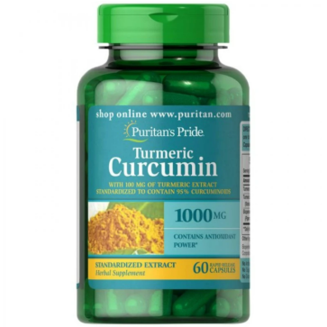 Turmeric Curcumin 1000 mg with Bioperine 5 mg 60 Capsules PURITAN