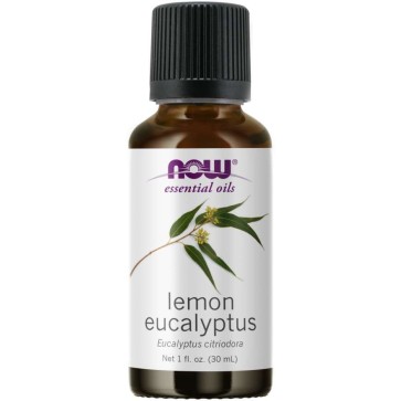 LEMON EUCALYPTUS (CITRIDORA) OIL  1 OZ NOW Foods