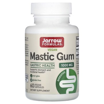 Vegan Mastic Gum, 1,000 mg, 60 Veggie Capsules Jarrow Formulas