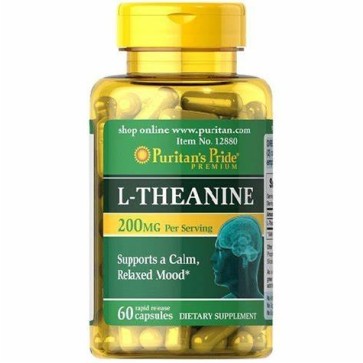 L Theanine 200mg 60 caps PURITAN