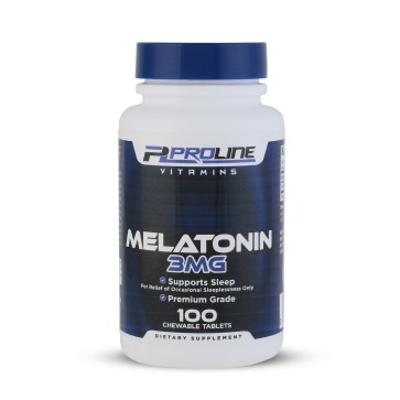Melatonina 3mg 100s PLV - ProLine Vitamins