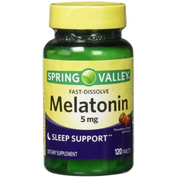 Melatonina 5mg 120 tabs Spring Valley - 9/2021