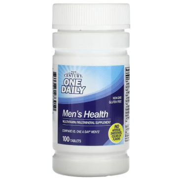 One Daily, Men's Health, 100 Tablets 21st Century