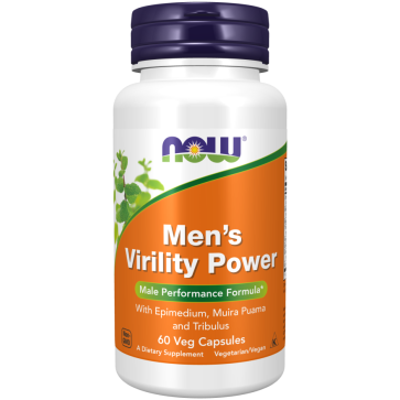 Men's Virility Power 60vcaps NOW Foods